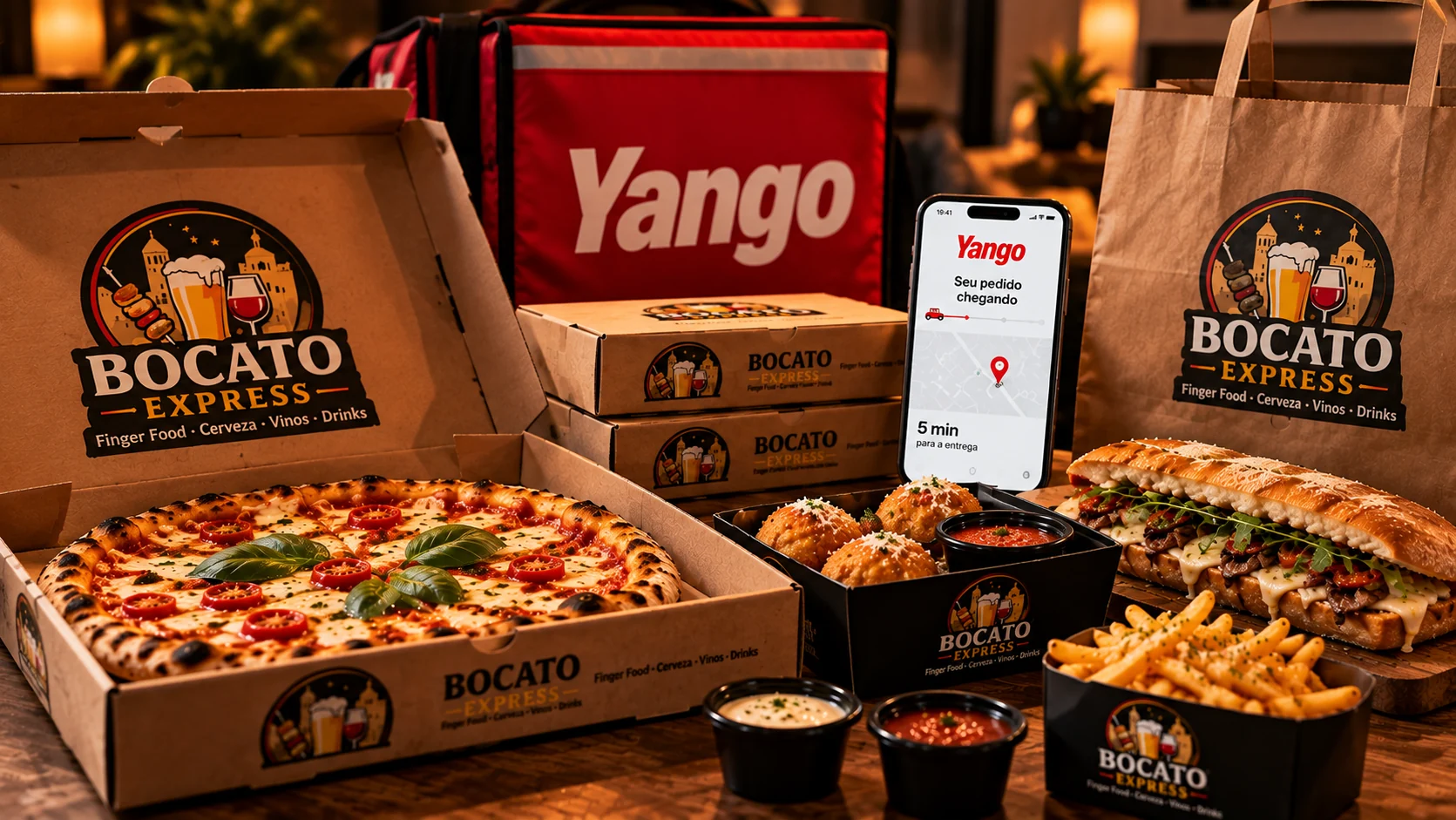 Pizza Bocato Express para delivery
